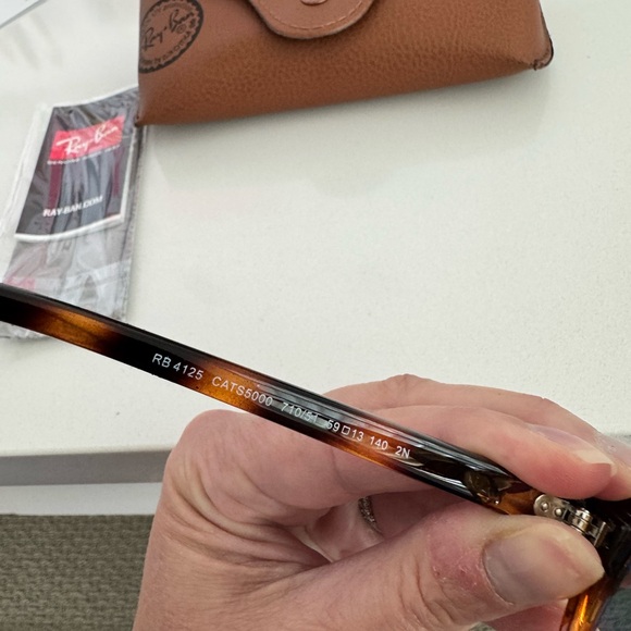 Ray-Ban Tortoise Frame Sunglasses - Picture 3 of 5